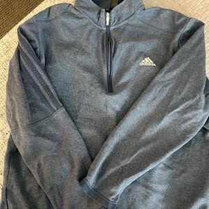 Adidas - Men's Tennis Quarter Zip - Size M - Blue